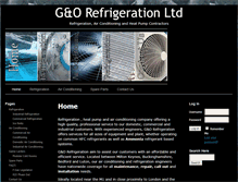 Tablet Screenshot of gorefrigeration.co.uk